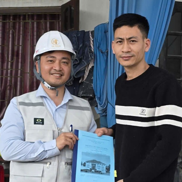 Khách hàng xây nhà trọn gói Thái Bình